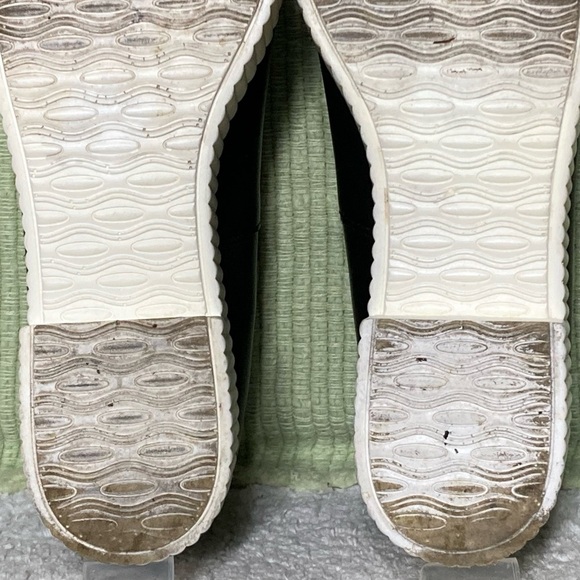 Shelly’s London Women's Black Leather Platform Slip On Shoes - Size US 6 - Picture 9 of 12